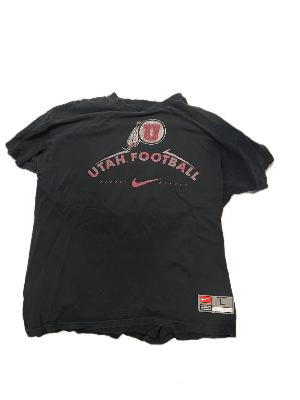 Nike Utah Football Tee Black Mens Large